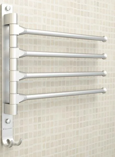 Aluminum Movable Towel Rack Bathroom Accessory -Bathlova