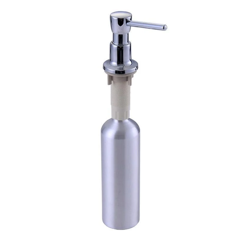 Aluminum Sink Concealed Liquid Soap Dispenser -Bathlova