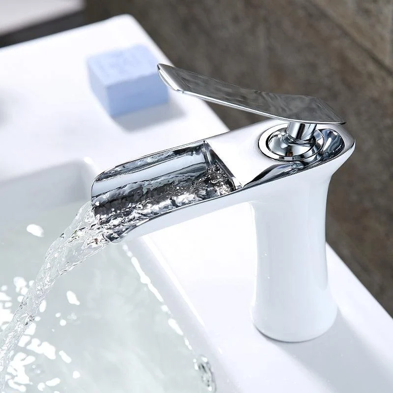 Ames - Modern Waterfall Bathroom Tap -Bathlova