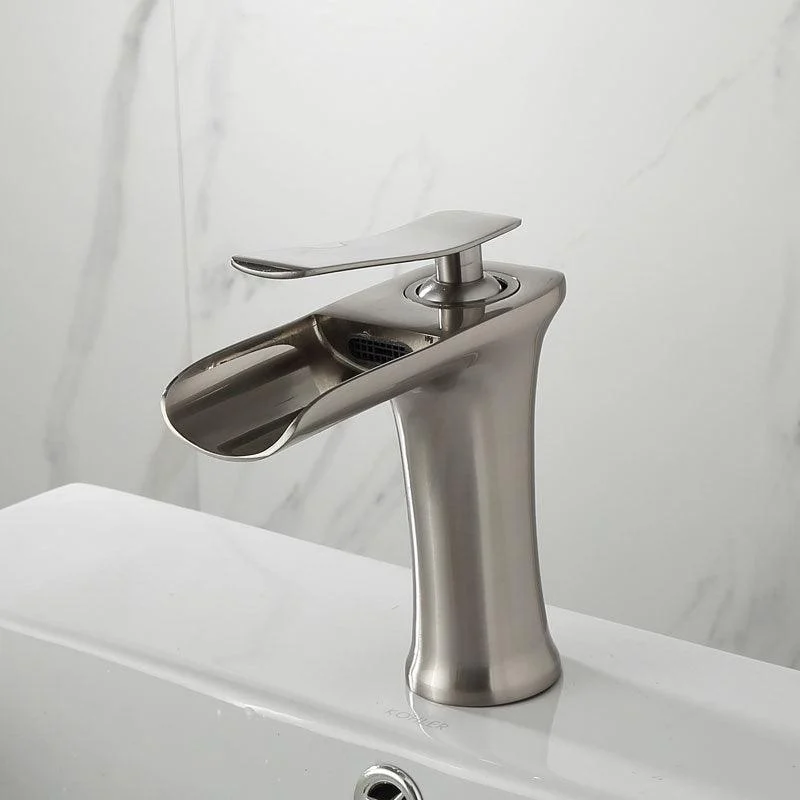 Ames - Modern Waterfall Bathroom Tap -Bathlova