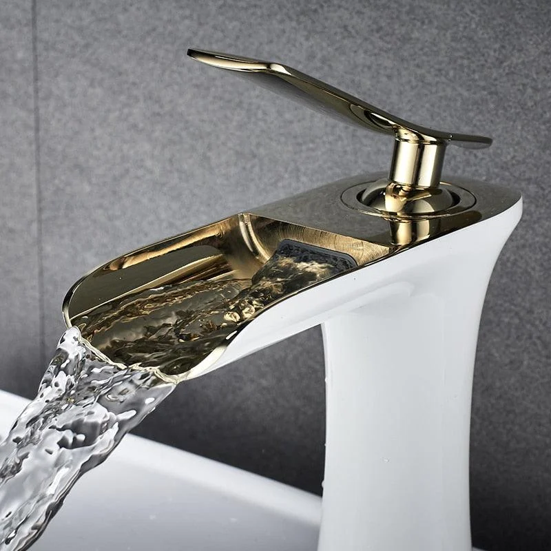 Ames - Modern Waterfall Bathroom Tap -Bathlova