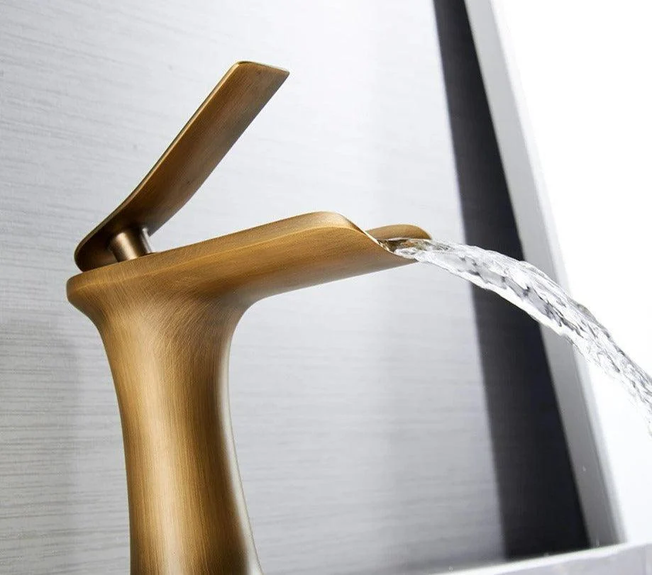 Ames - Modern Waterfall Bathroom Tap -Bathlova