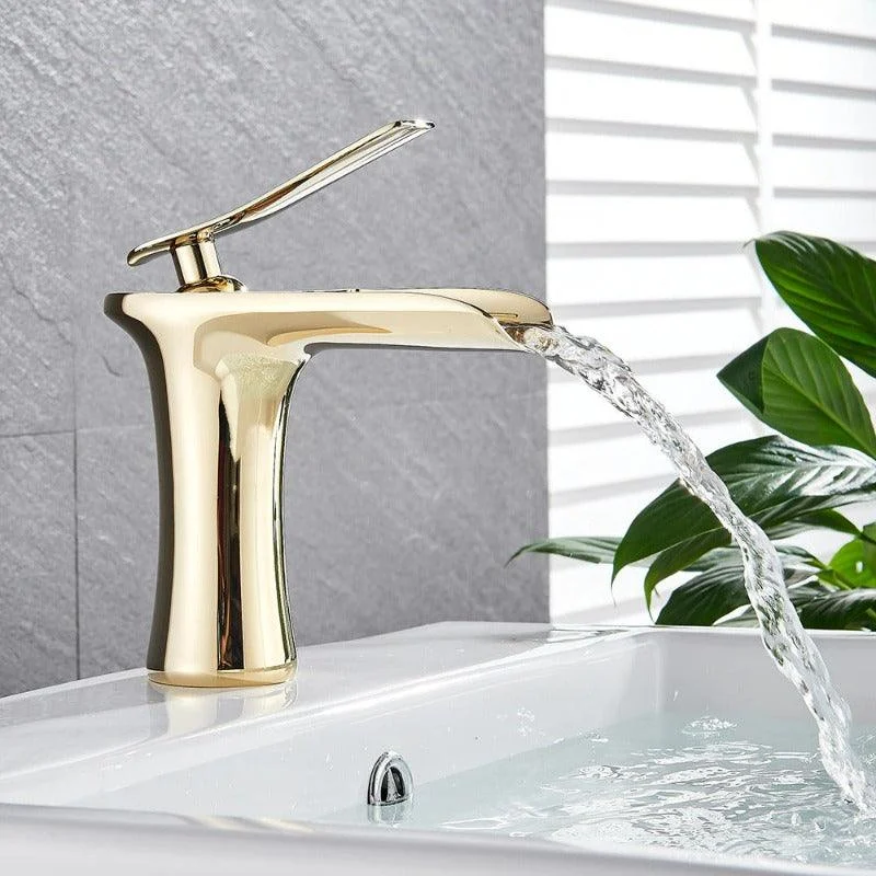 Ames - Modern Waterfall Bathroom Tap -Bathlova