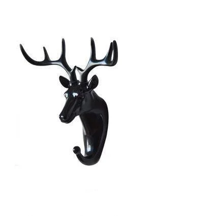 Animal Hook Decoration Wall Storage Rhinoceros Simulation Wall Hanging -Bathlova