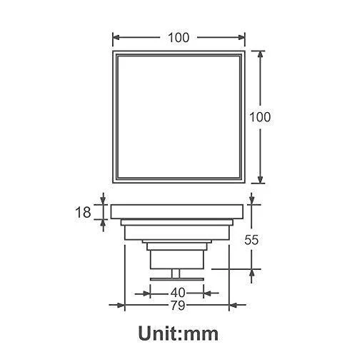 Anti-odor Waste Grates Floor Drain -Bathlova
