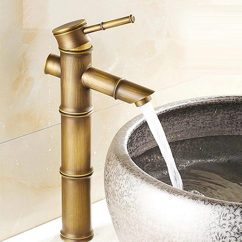 Antique Bamboo Style Tap Vintage Tap Hot and Cold Water Tap -Bathlova