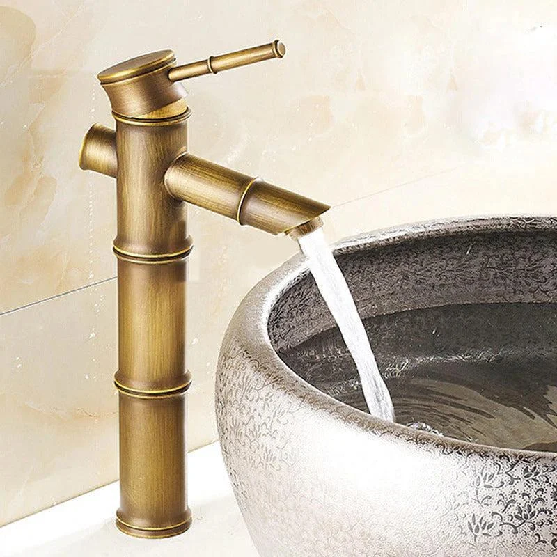 Antique Bamboo Style Tap Vintage Tap Hot and Cold Water Tap -Bathlova