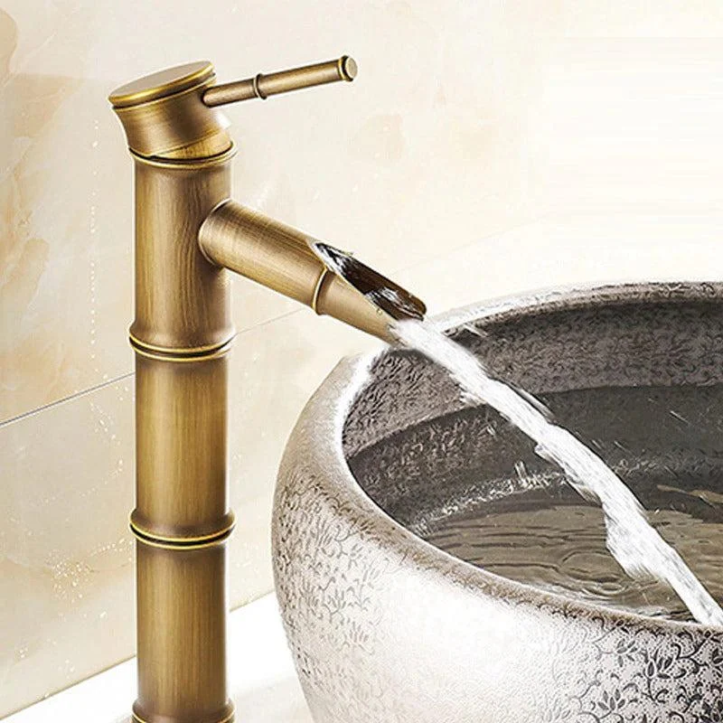 Antique Bamboo Style Tap Vintage Tap Hot and Cold Water Tap -Bathlova