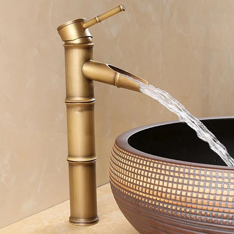 Antique Bamboo Style Tap Vintage Tap Hot and Cold Water Tap -Bathlova