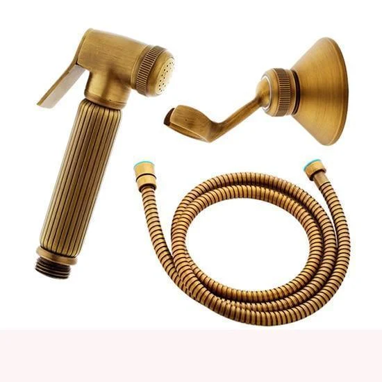 Antique Brass Hand Held Bidet Spray Kit Set -Bathlova