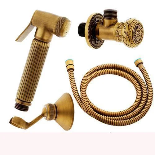 Antique Brass Hand Held Bidet Spray Kit Set -Bathlova