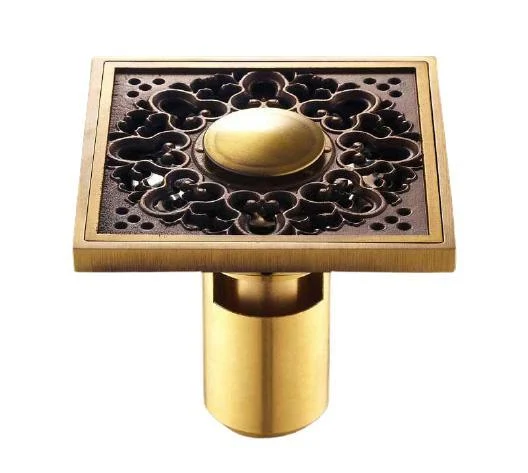 Antique Brass Unique Style Bathroom Shower Drain -Bathlova