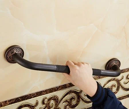 antique-brass-wall-mounted-bathroom-hand-rails-bathlova-9 Antique Brass Wall Mounted Bathroom Hand Rails -Bathlova