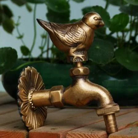 Antique Bronze Pigeon Style Washing Machine Taps -Bathlova