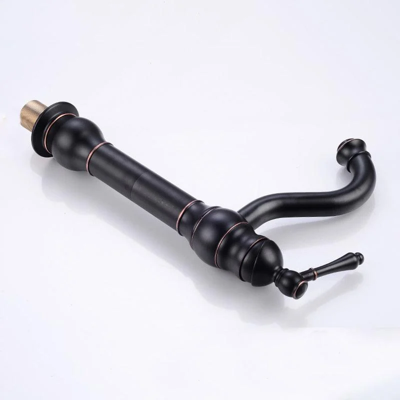 Antique Copper Bathroom Tap Brass Oil Rubbed Bronze Black Tap -Bathlova