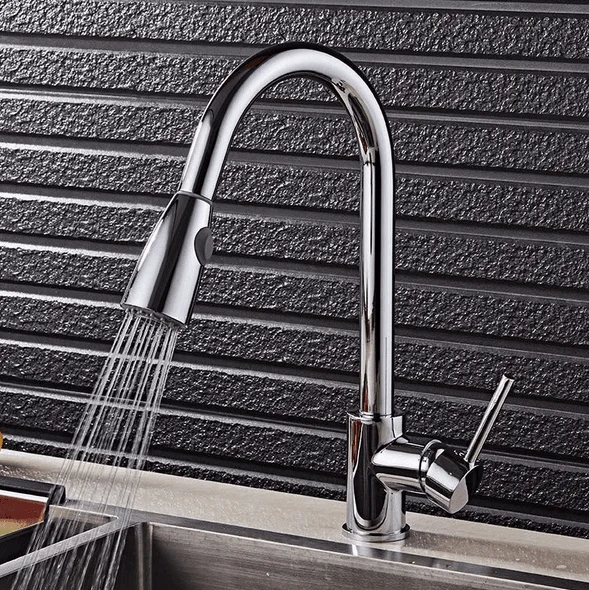 Anton - Retractable Kitchen Tap -Bathlova