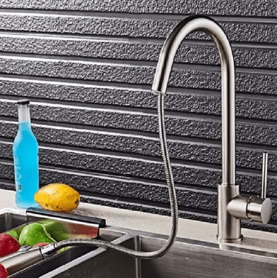 Anton - Retractable Kitchen Tap -Bathlova