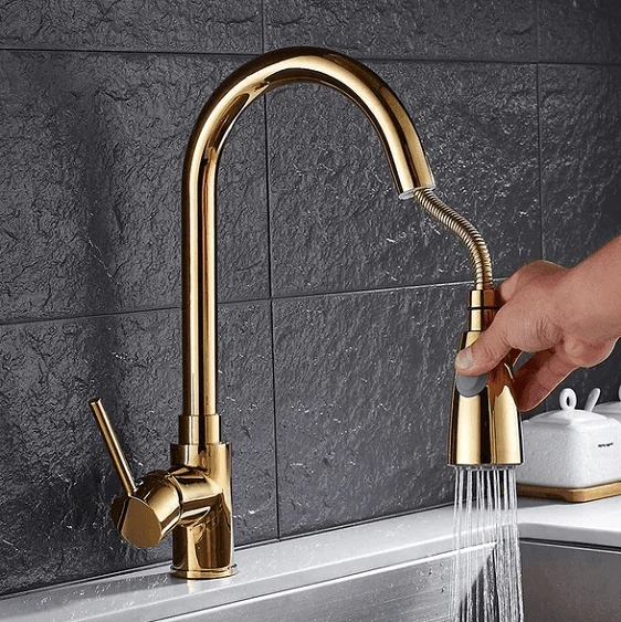 Anton - Retractable Kitchen Tap -Bathlova