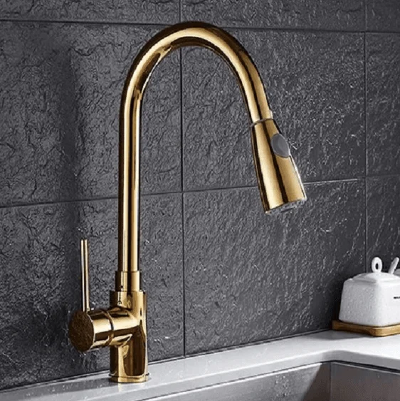 Anton - Retractable Kitchen Tap -Bathlova