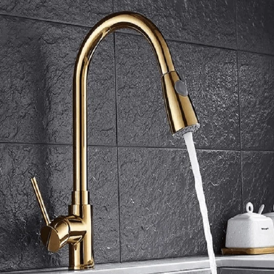 Anton - Retractable Kitchen Tap -Bathlova