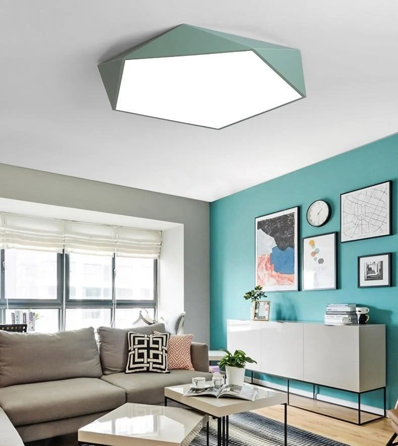 Arnold - Geometric LED Ceiling Light -Bathlova