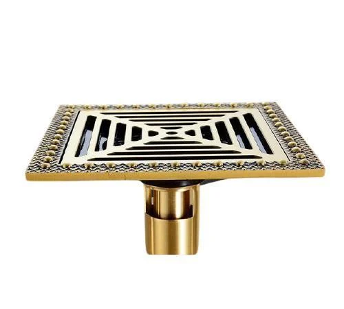 Artistic Design Square Shower Waste Drain -Bathlova