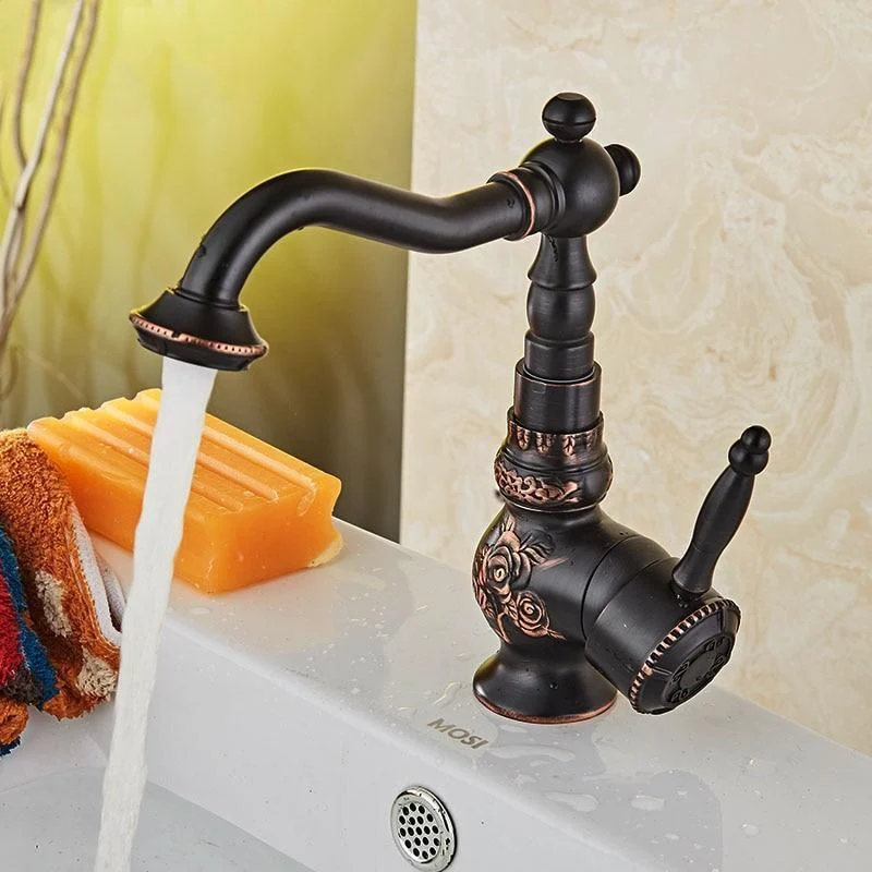 Artistic Single Lever Swivel Spout Basin Tap -Bathlova