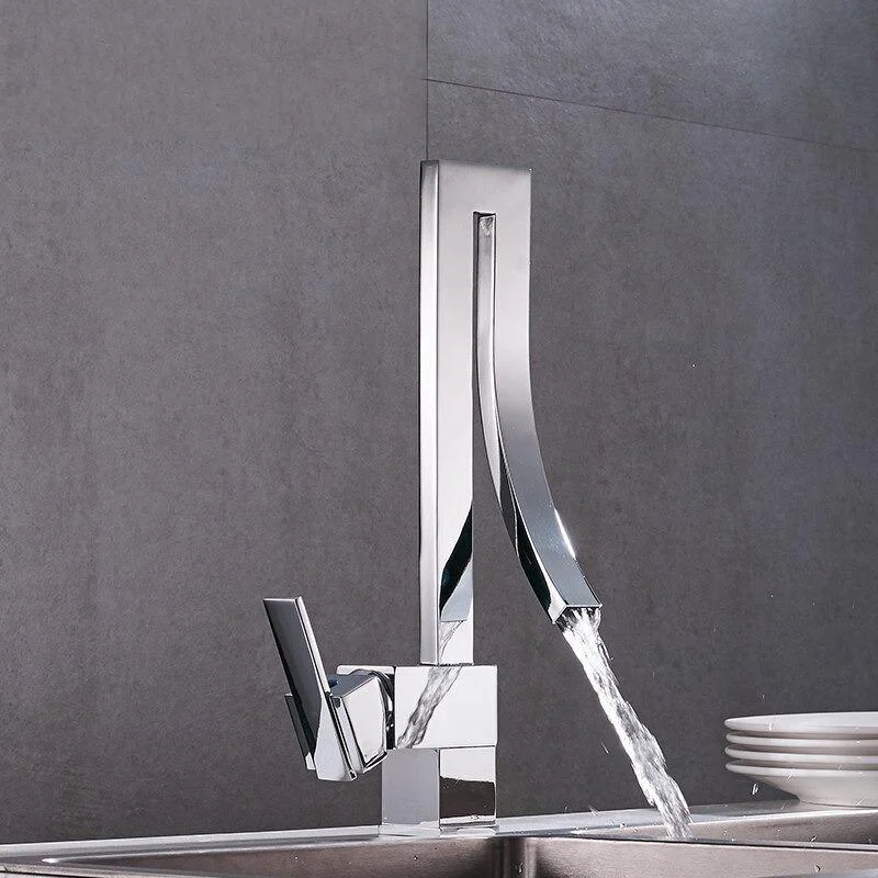 Artistic Water Switching Single Handle Waterfall Tap -Bathlova