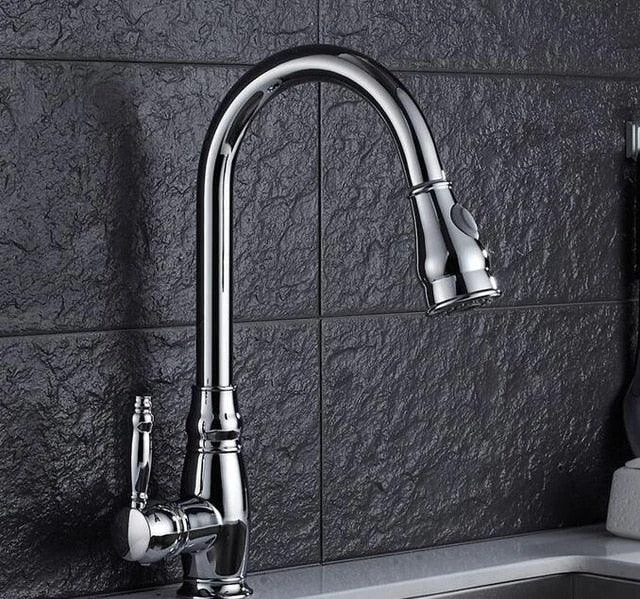 Ashby - Retractable Kitchen Tap -Bathlova