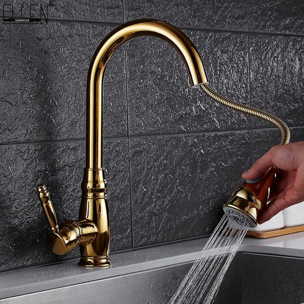 Ashby - Retractable Kitchen Tap -Bathlova