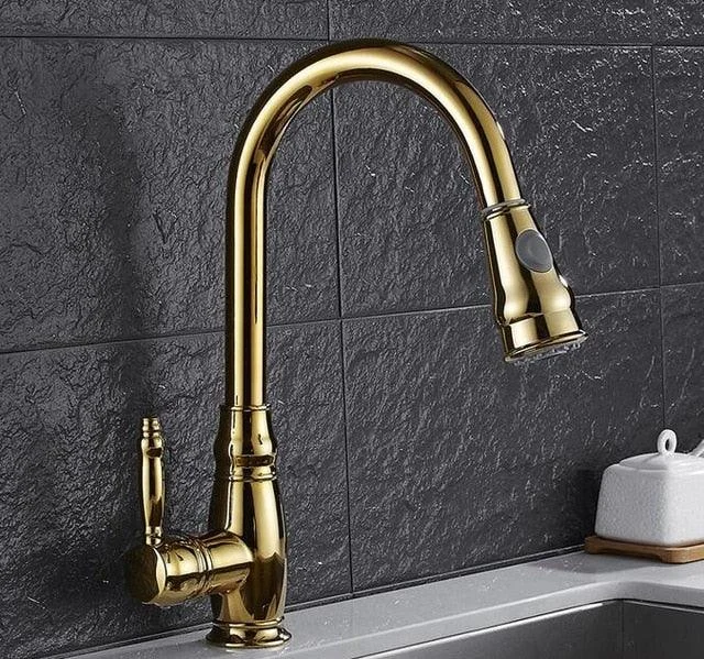 Ashby - Retractable Kitchen Tap -Bathlova