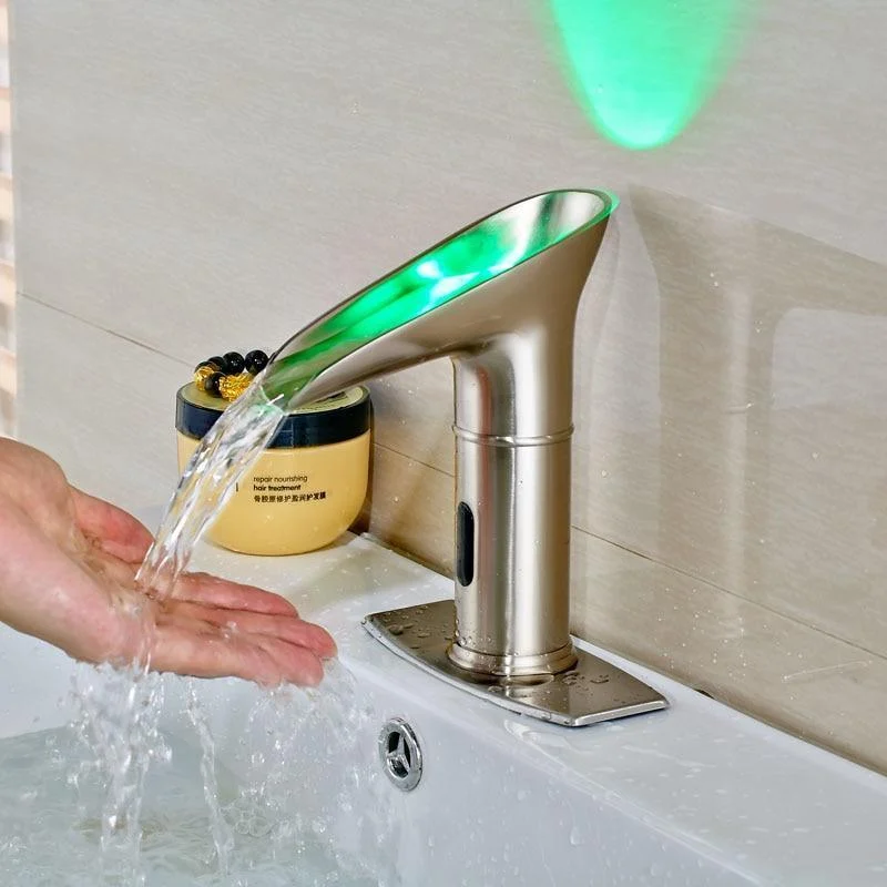 Automatic Sensor Basin Waterfall Tap with LED Light -Bathlova