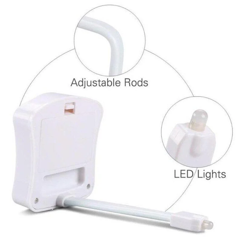 Automatic Toilet Seat Sensor LED Light -Bathlova