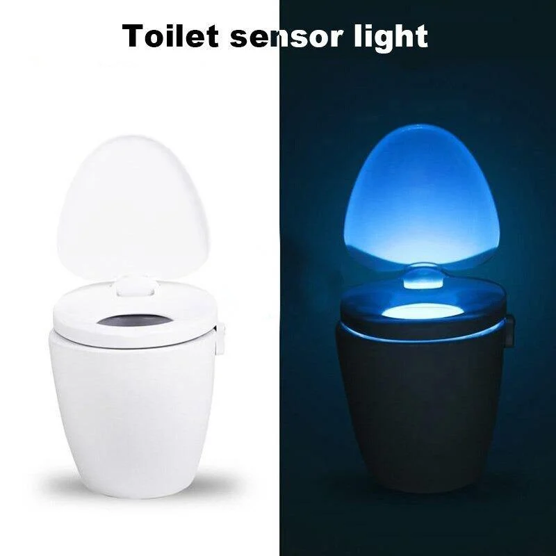 Automatic Toilet Seat Sensor LED Light -Bathlova