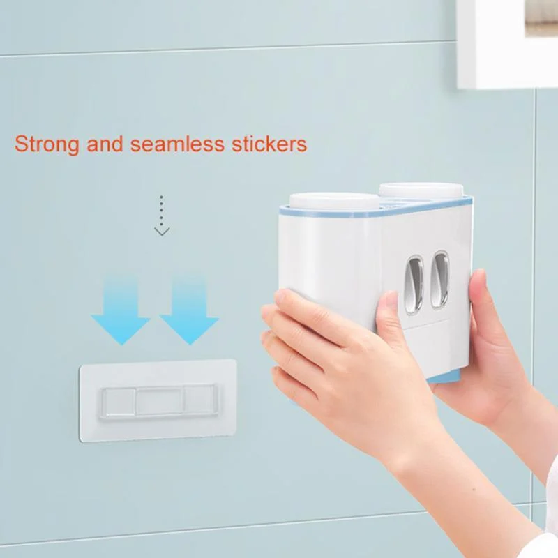 Automatic Toothpaste Dispenser with Toothbrush Holder -Bathlova