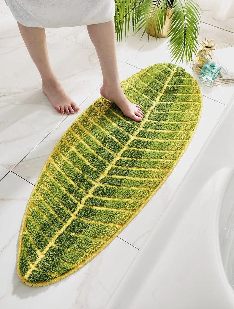 Banana Leaf Bath Mat -Bathlova