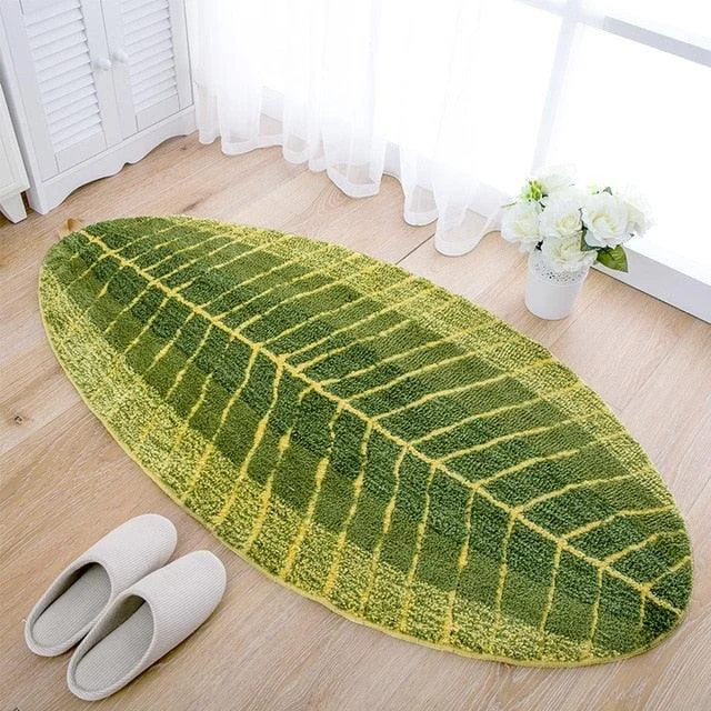 Banana Leaf Bath Mat -Bathlova