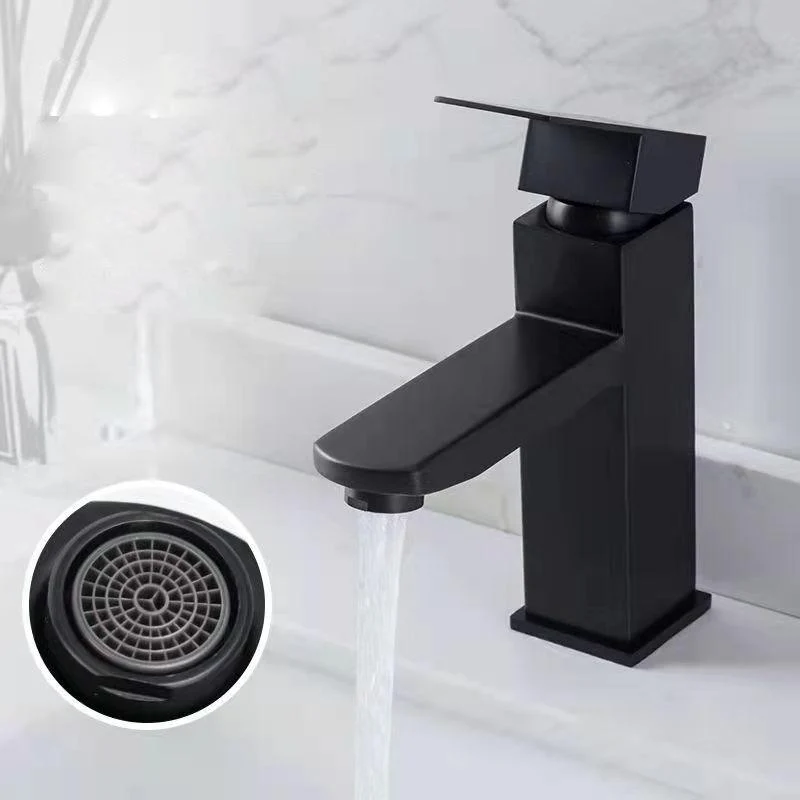 Basic Centered Lavatory Tap Solid Color Tap Vessel Sink Bathroom Tap -Bathlova