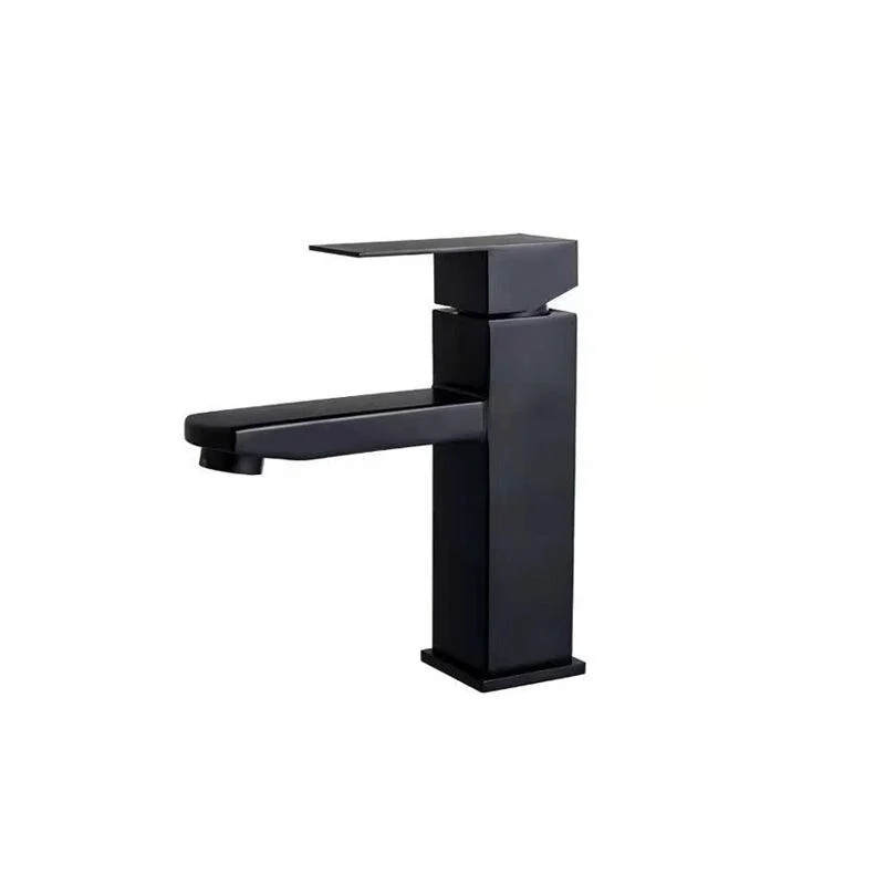 Basic Centered Lavatory Tap Solid Color Tap Vessel Sink Bathroom Tap -Bathlova