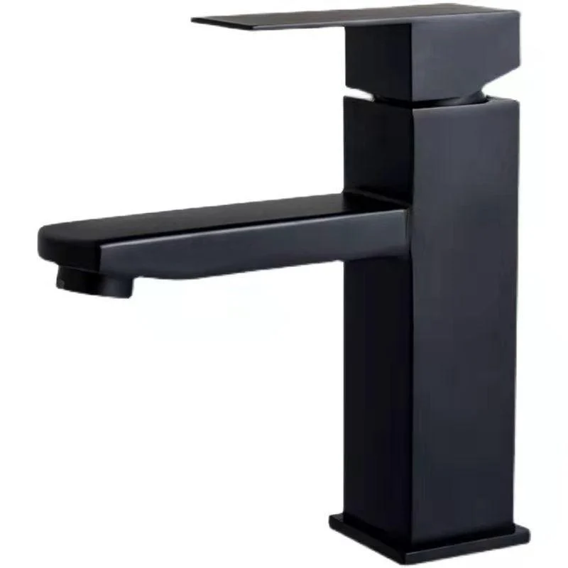 Basic Centered Lavatory Tap Solid Color Tap Vessel Sink Bathroom Tap -Bathlova