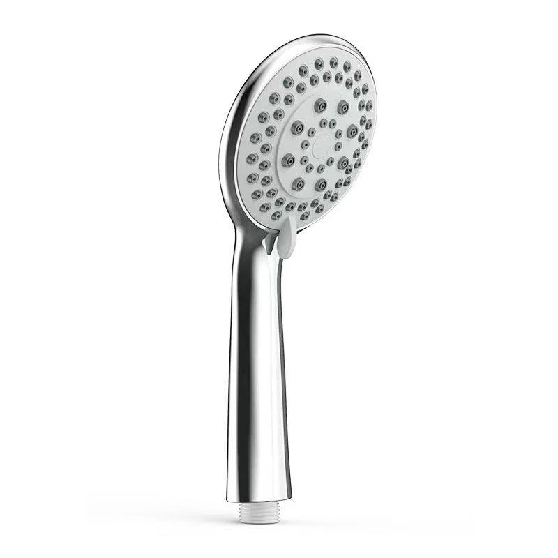 Basic Handheld Shower Head Round Standard Shower Heads in Silver -Bathlova