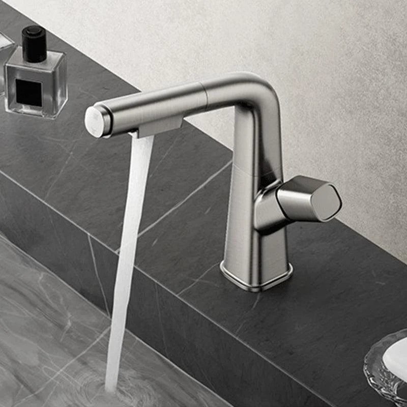 Basic Metal Sink Tap Bathroom Centerset Tap with Knob Handle -Bathlova