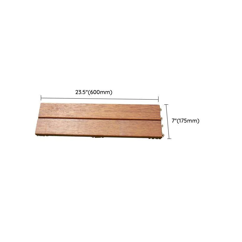 Basic Wood Tile Set Composite Interlocking Patio Flooring Tiles -Bathlova