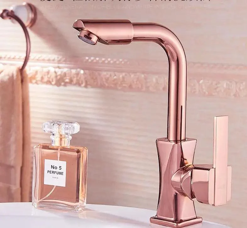 Basin Tap Bathroom Sink Tap Single Handle Water Bathroom Tap -Bathlova