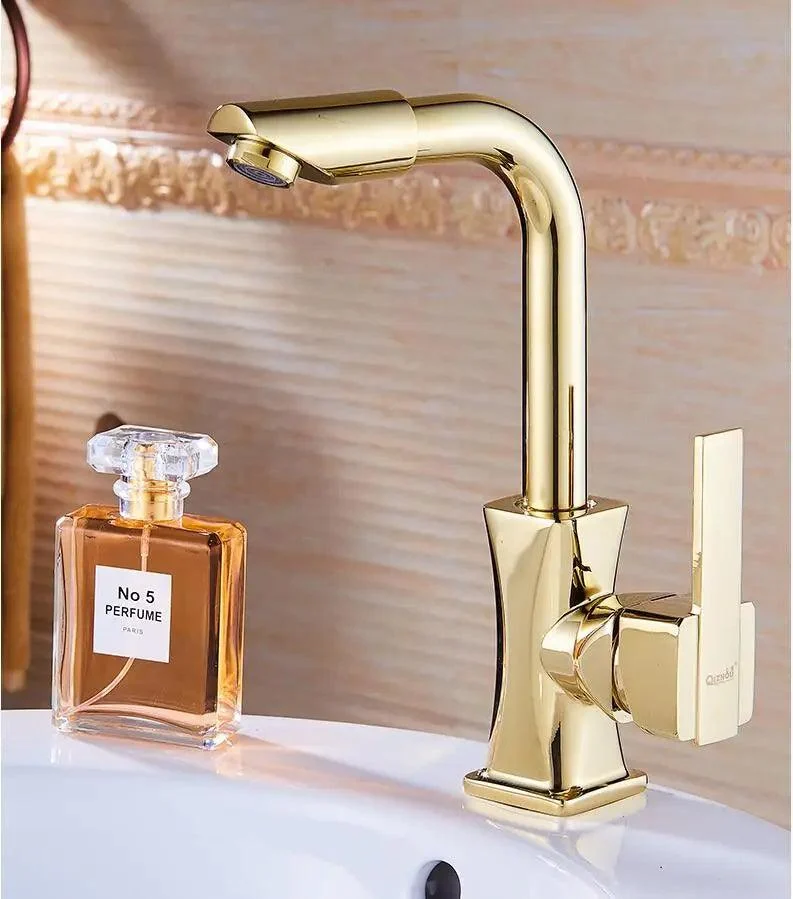 Basin Tap Bathroom Sink Tap Single Handle Water Bathroom Tap -Bathlova