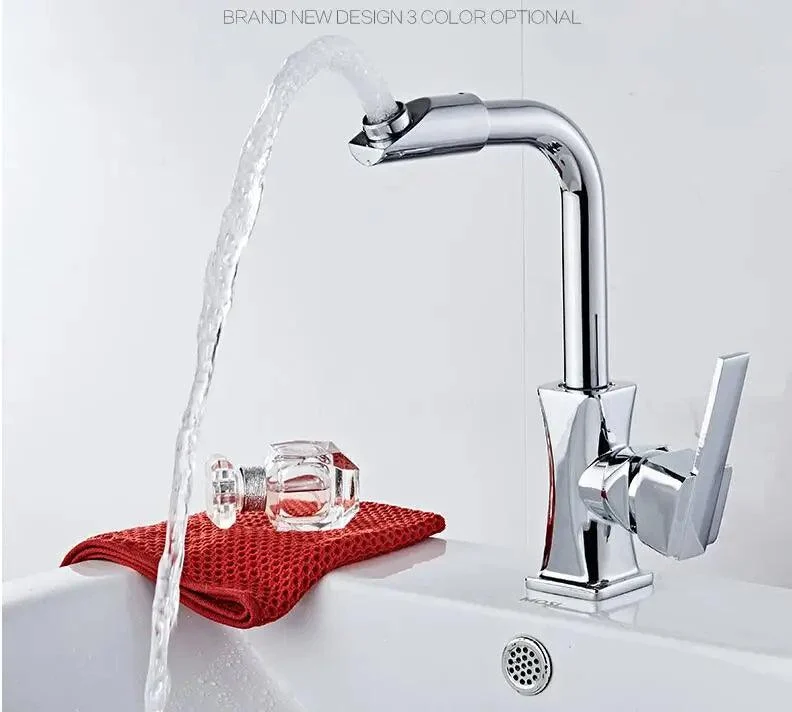 Basin Tap Bathroom Sink Tap Single Handle Water Bathroom Tap -Bathlova