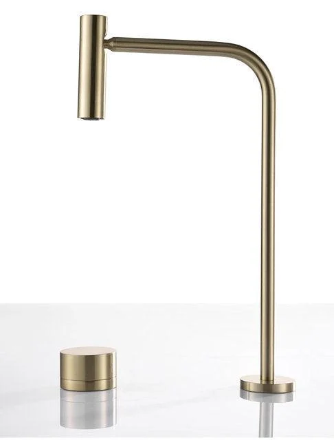 Basin Tap Bathroom Widespread Creative Brass Water Mixer Tap -Bathlova