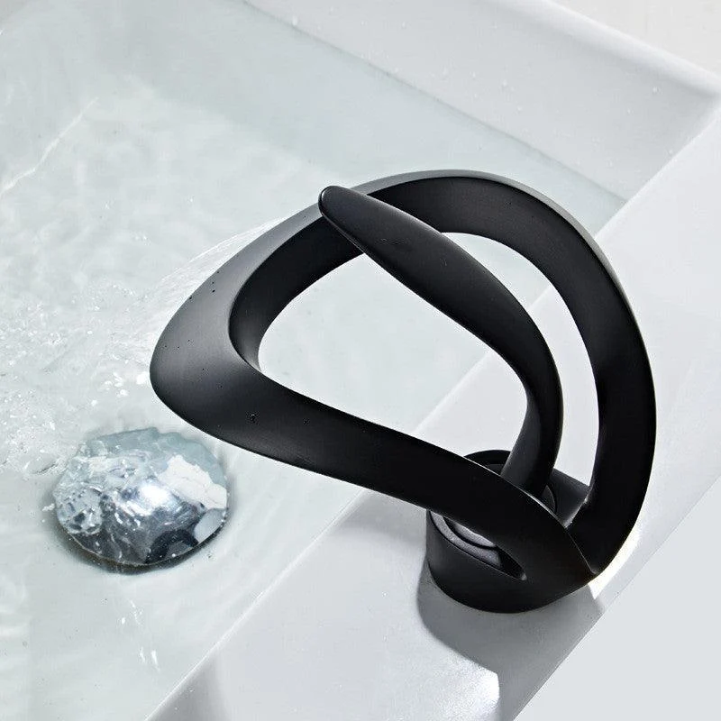 Basin Tap Black Bathroom Tap Brass Creative Sink Mixer Tap -Bathlova