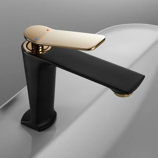 Basin Tap Black Gold Bathroom Tap Brass Water Mixer Tap -Bathlova