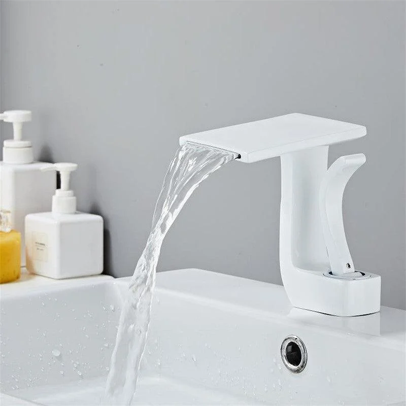 Basin Tap Deck Mounted Bathroom Tap Crane Waterfall Tap -Bathlova